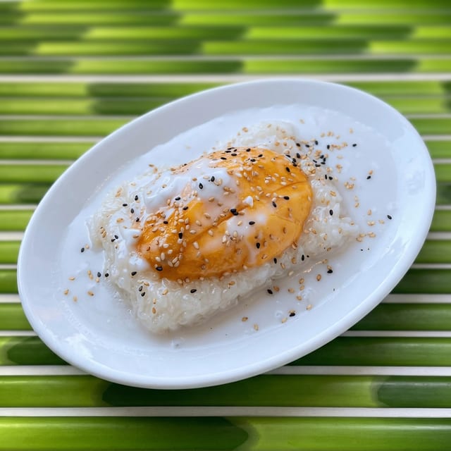 D1. Sweet Mango Sticky Rice.
