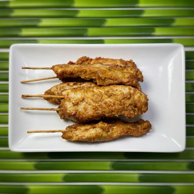 8. Chicken Satay.