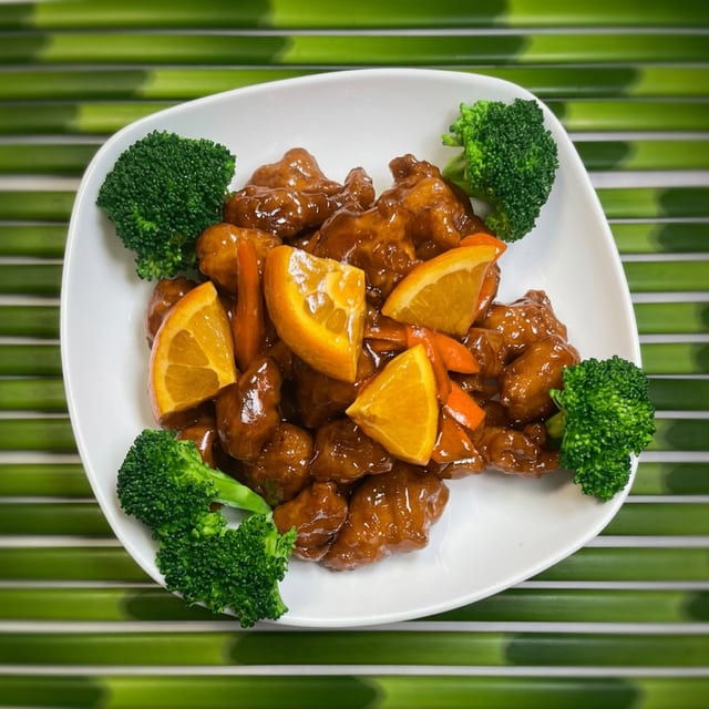 38. Orange Chicken.